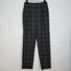 Old Navy Extra High Rise Taylor Straight Trouser Pant Plaid NWT Size Small Tall